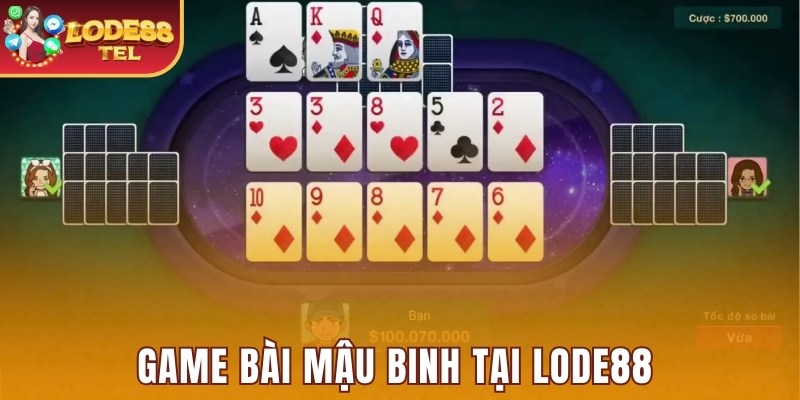 Game bài mậu binh tại Lode88
