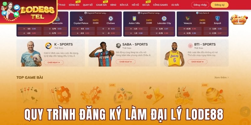 Quy trình đăng ký làm đại lý Lode88 