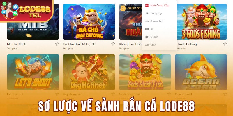 Sơ lược về sảnh bắn cá Lode88